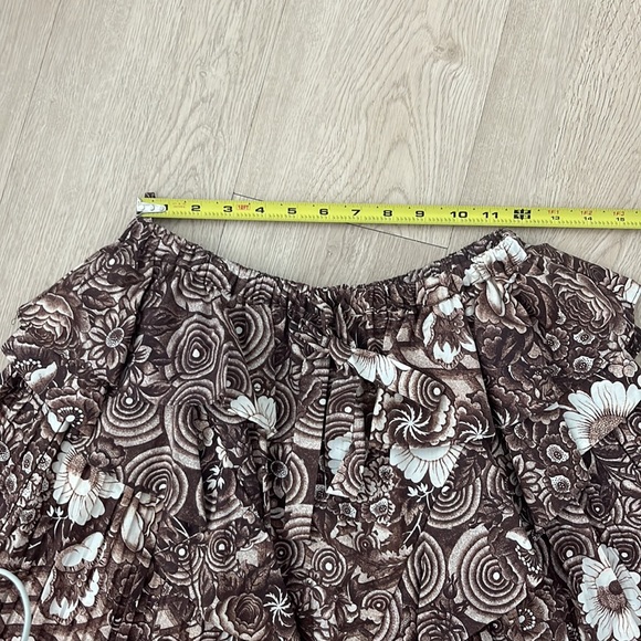 NWT Ulla Johnson Sigrid Skirt in Teak / Brown Floral - Picture 11 of 12
